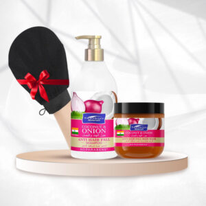 بكج شامبو زيت البصل وجوز الهند -سر اللمعة الهندية