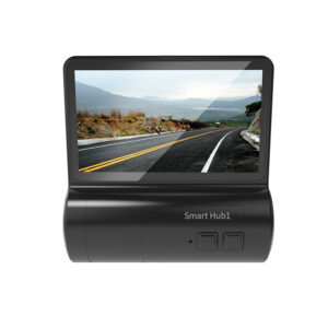 كاميرا داش كام عدستين اماميه وخلفيه بدقة تصوير 4K، تسجيل 24 ساعة، تعمل بالواي فاي